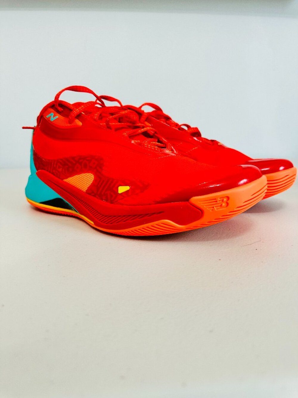 NEW NEW BALANCE KAWHI 4 THIRD EYE RED 2E BASKETBALL SHOES MEN'S BBKLSWB4 10.5